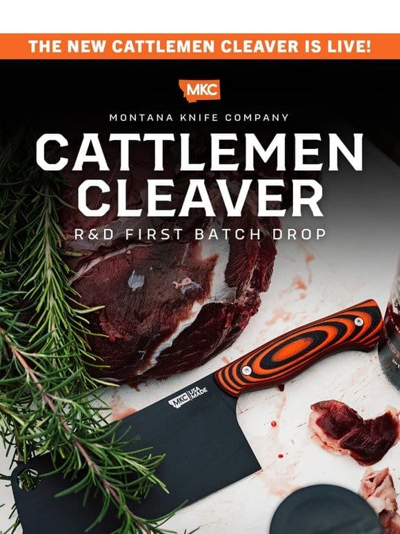 The NEW Cattlemen Cleaver is LIVE!