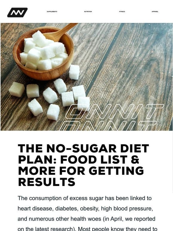 The No-Sugar Diet Plan: Food List & More for Getting Results
