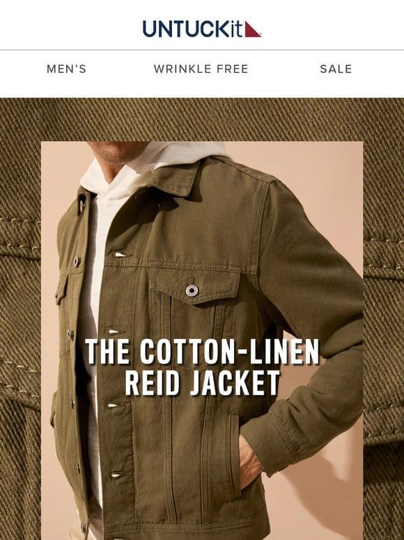 The Official Jacket of April: The Cotton-Linen Reid