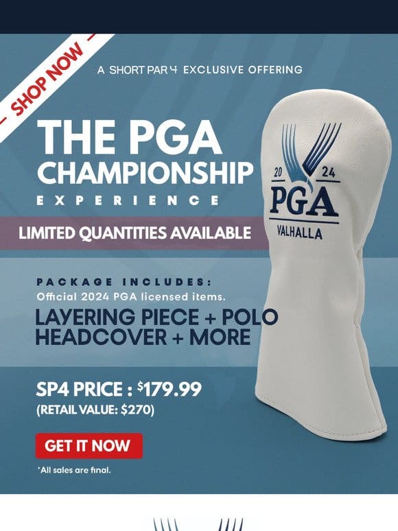 The PGA Championship Experience Available!