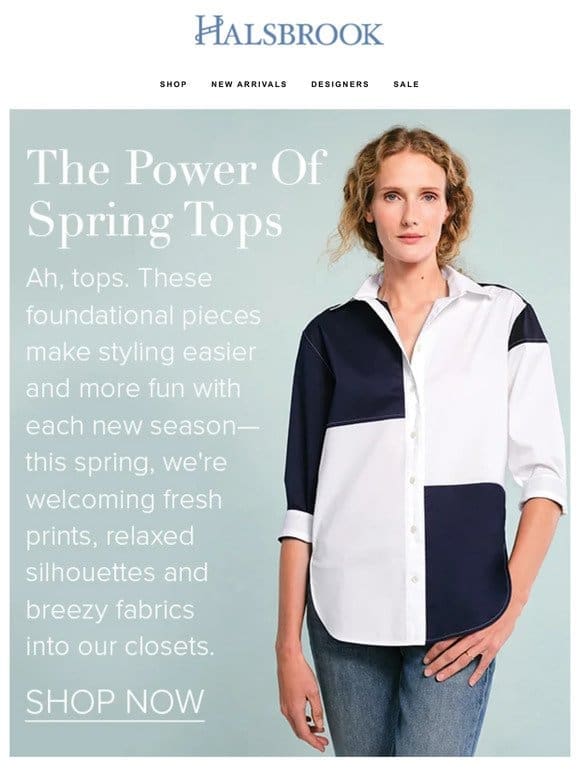 The Power Of Spring Tops