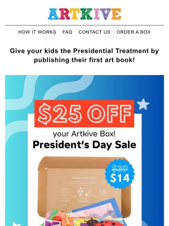 The Presidential Treatment for Your Kids’ Art