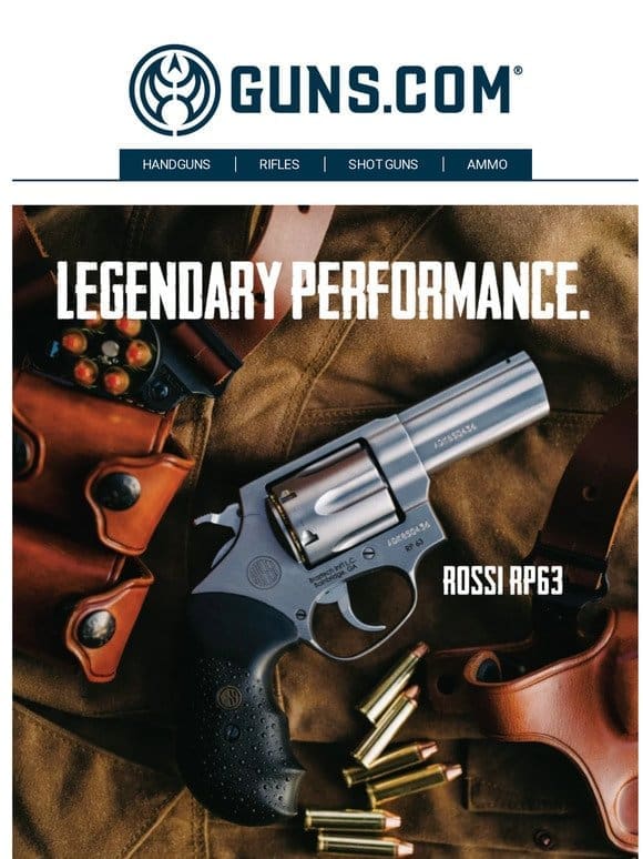 The Rossi® RP63: A Serious Concealed Carry & Personal Protection Revolver.