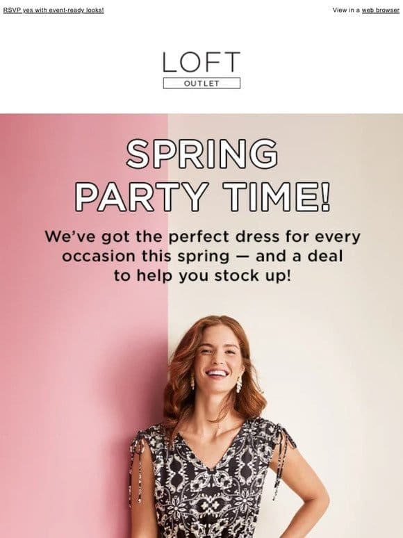 The Spring Dress Event! Buy One， Get One for $10!
