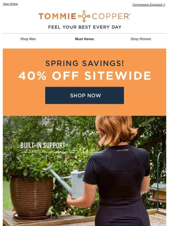 The Spring Sale You’ve Waited For | 40% Off Everything!