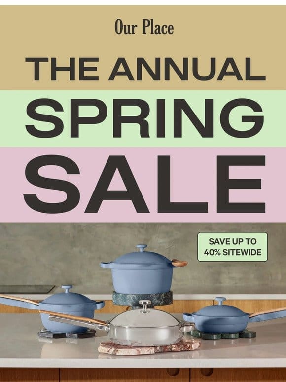 The Spring Sale is LIVE