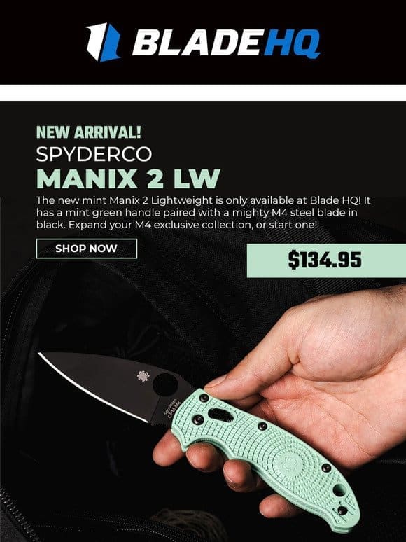 The Spyderco Manix gets a new exclusive!