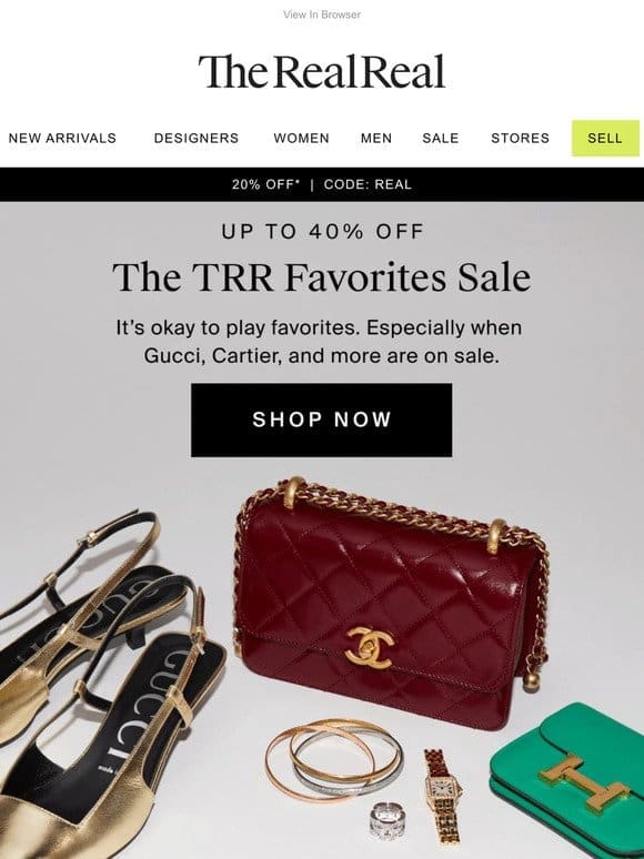 The TRR Favorites Sale