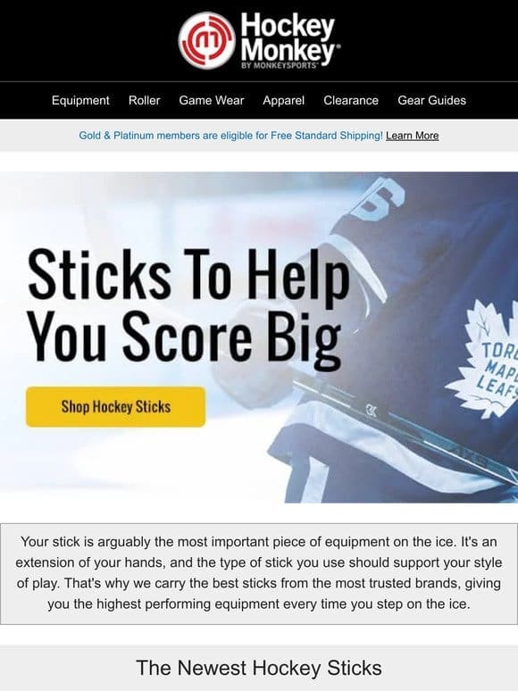 The Top Hockey Sticks to Fit Your Game!
