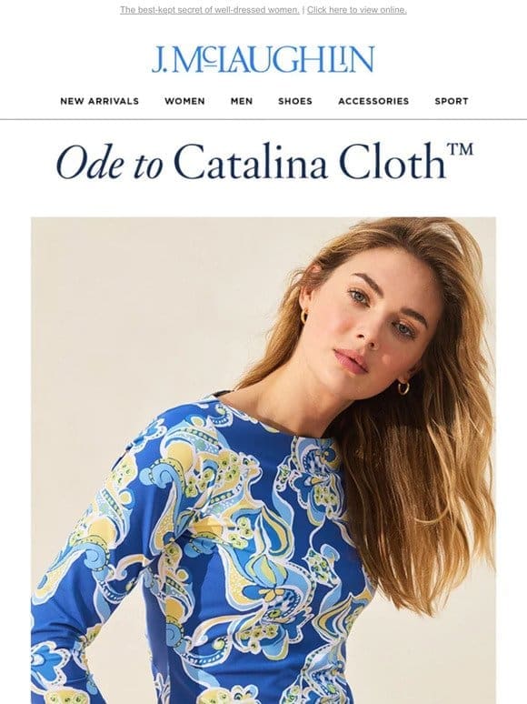 The Ultimate Fabric: Meet Catalina Cloth™