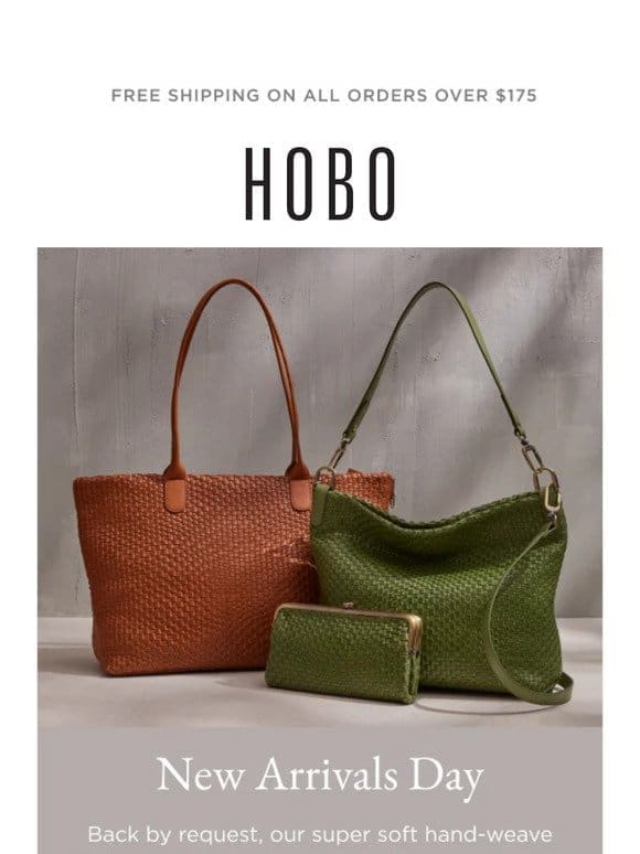 The Wait Is Over! Woven Bags Are Here