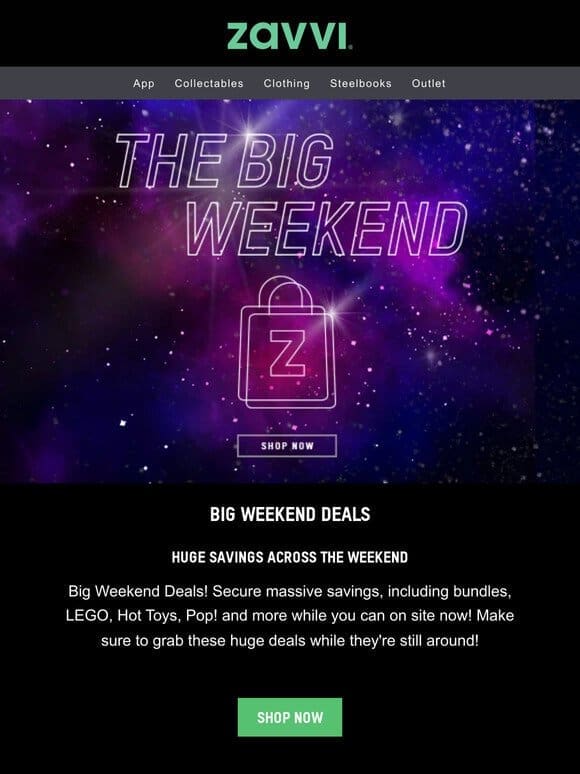 The biggest deals of the Weekend! [Huge Savings Now Live]