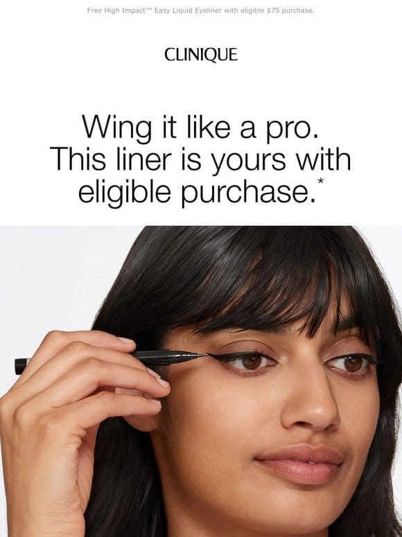 The easy way to wing your liner   Get the look.