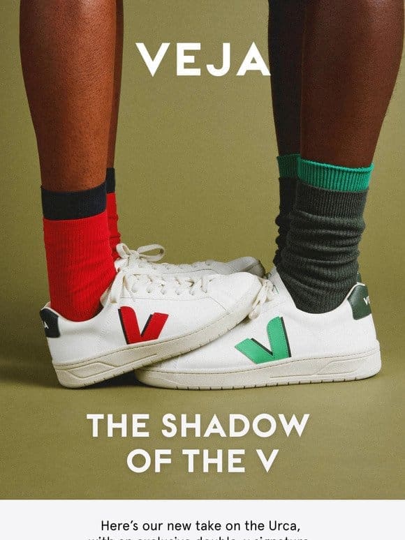 The shadow of the V