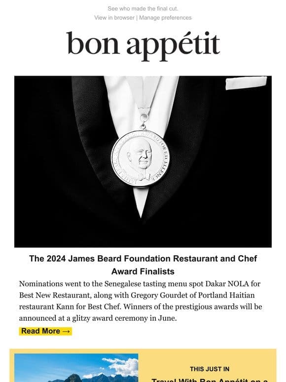 These Are the James Beard Finalists for 2024