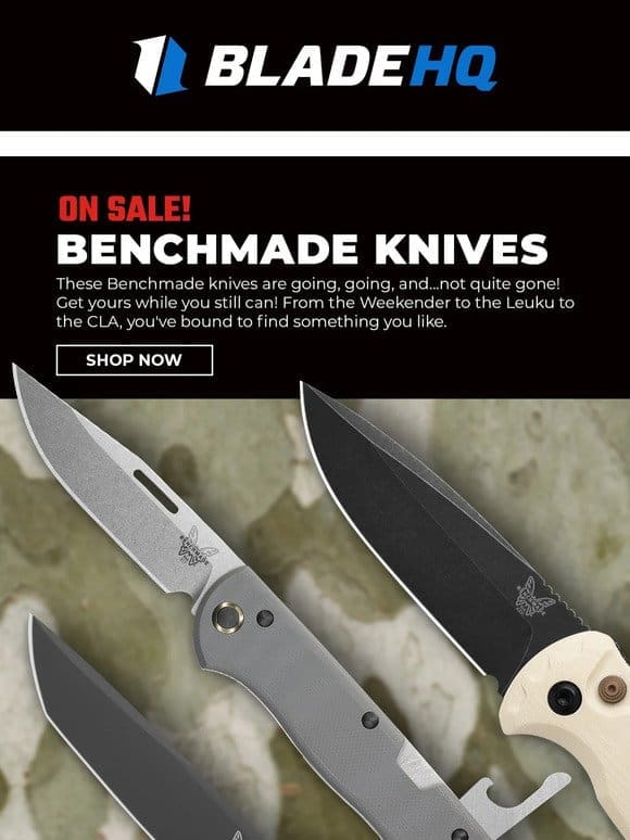 These discontinued Benchmades won’t be in stock forever!