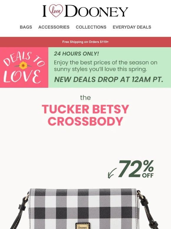 This Adorable Crossbody is Just $69 Today Only!