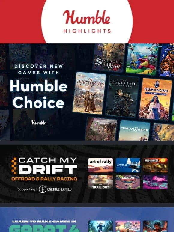 This week at Humble: Godot 4， Down on the Farm， and more!