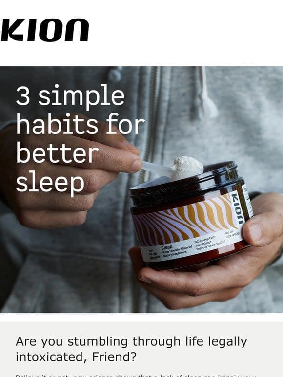 Three simple sleep tips