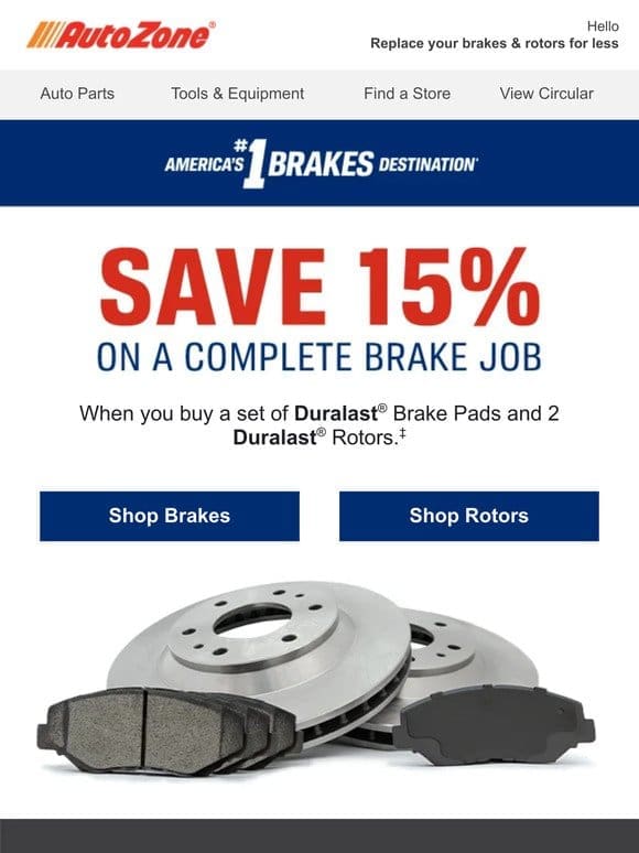Time for new brakes?