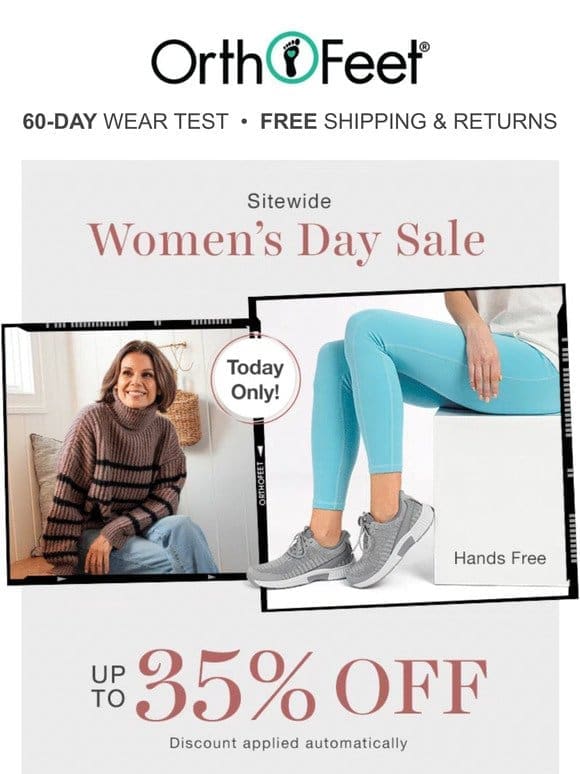 Today Only: Women’s Day Sale
