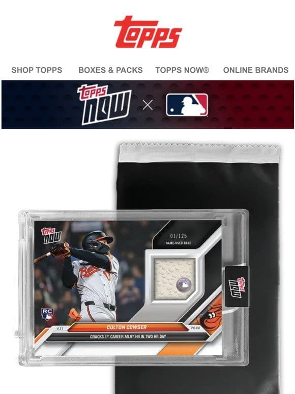 Today’s MLB Topps NOW® has dropped!