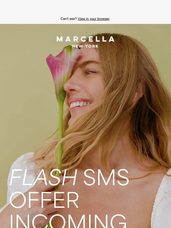 Tomorrow! Flash SMS Offer Coming.