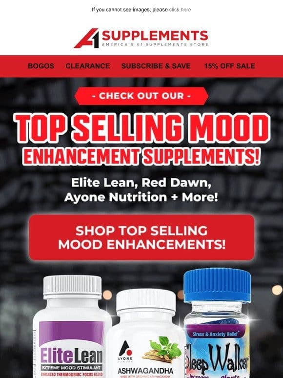 Top Selling Mood Enhancement Supplements!