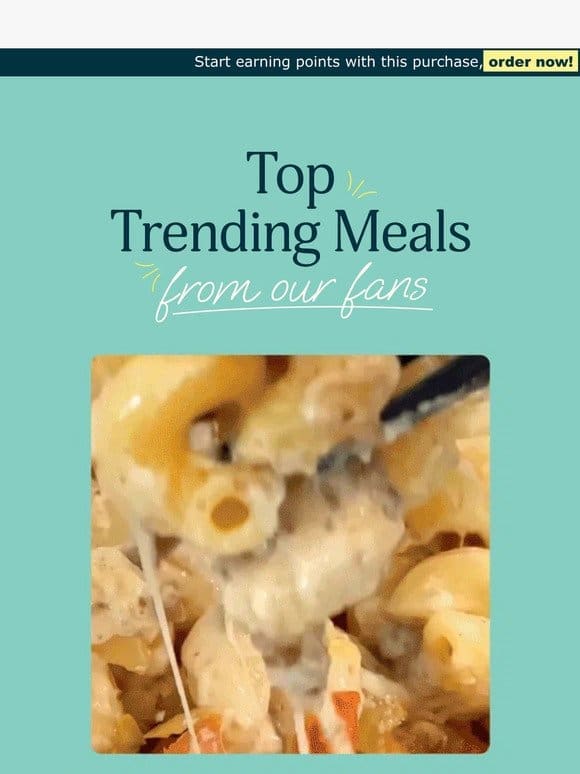 Top Trending Meals this Week