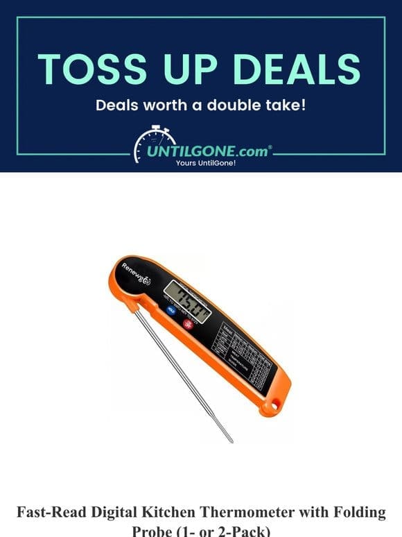 Toss-Up Deals – 68% OFF Fast-Read Digital Kitchen Thermometer