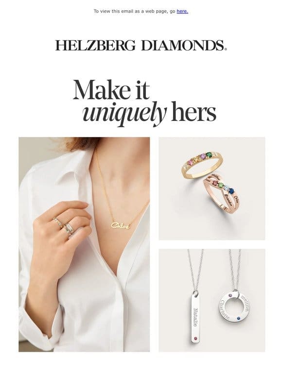 Treat mom to jewelry just for her