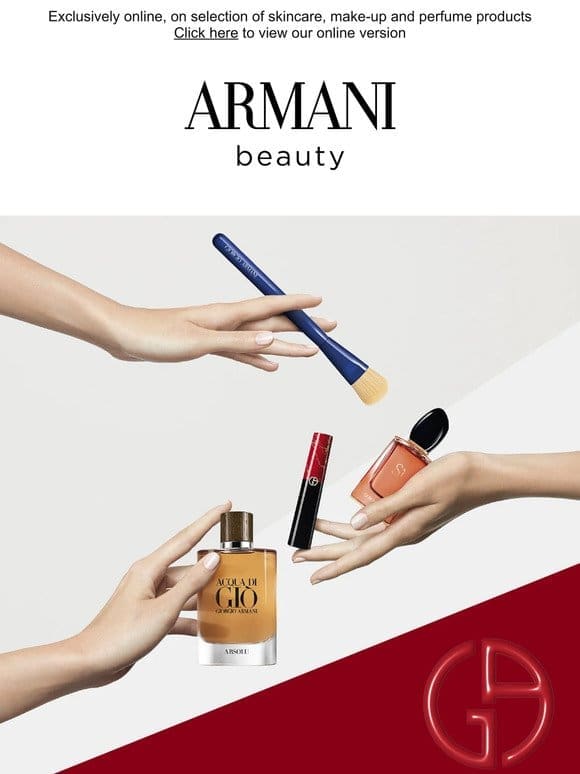 Treat yourself to up to 25% off Armani beauty icons
