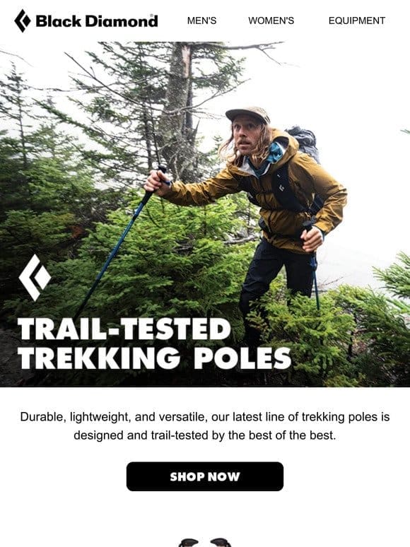 Trekking Poles Made to Cover Ground