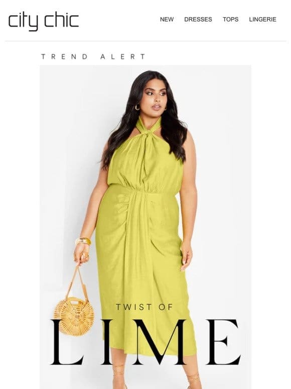 Trend Alert | Twist of Lime