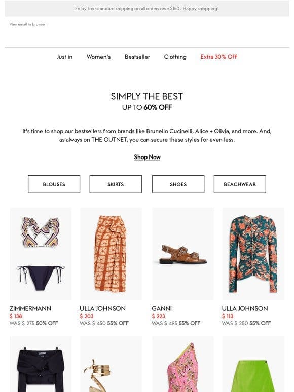 Trending on THE OUTNET | Up to 60% off