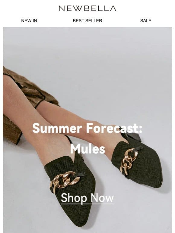 Trends Alert: Mules Shoes