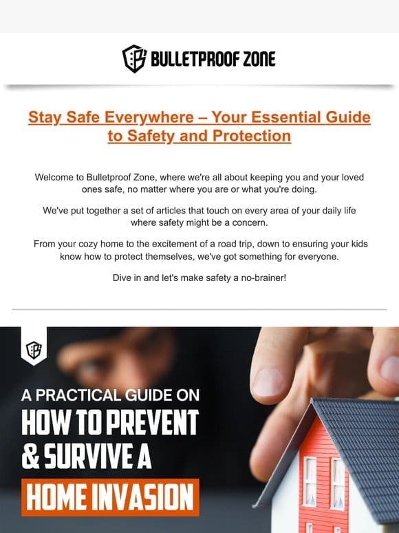 Triple Shield: Your Ultimate Safety Guide for Home， Kids， and Travel!