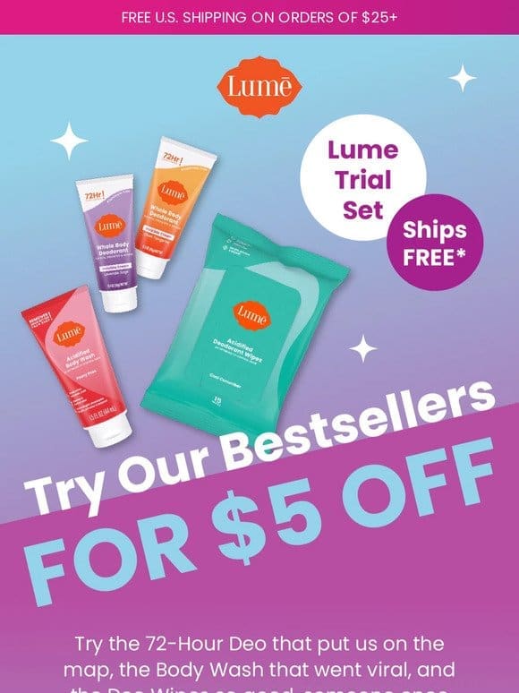 Try 4 bestsellers for just $25