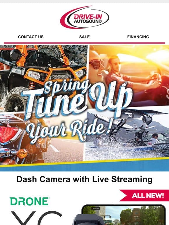 Tune Up Your Ride with Savings on Car， Marine， Motorcycle， Powersports Audio & More!