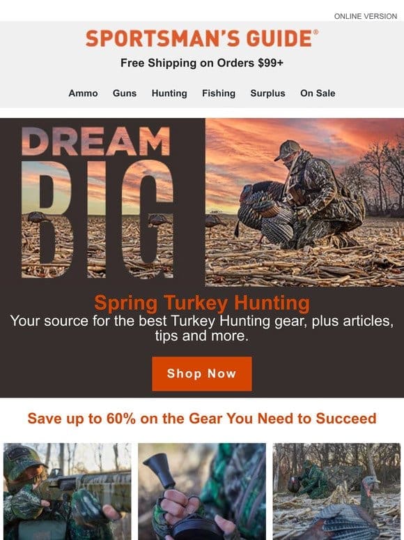 Turkey Territory: Get Pumped With Savings up to 60% Off