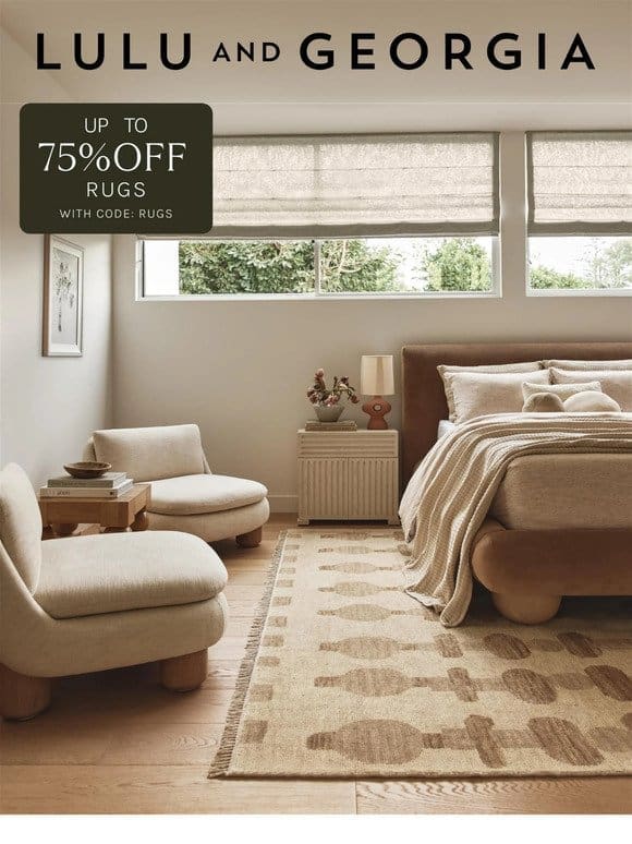 UP TO 75% OFF | The perfect rug for every room