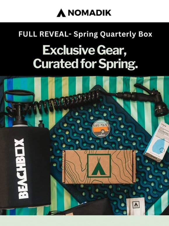 Unbox our Spring Quarterly Box!