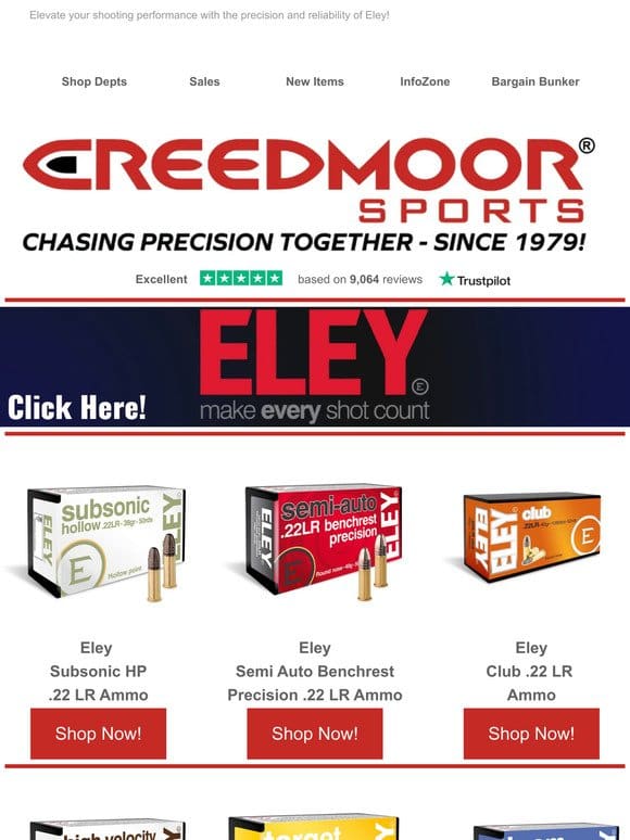 Unleash Unparalleled Accuracy With Eley .22LR Ammunition!