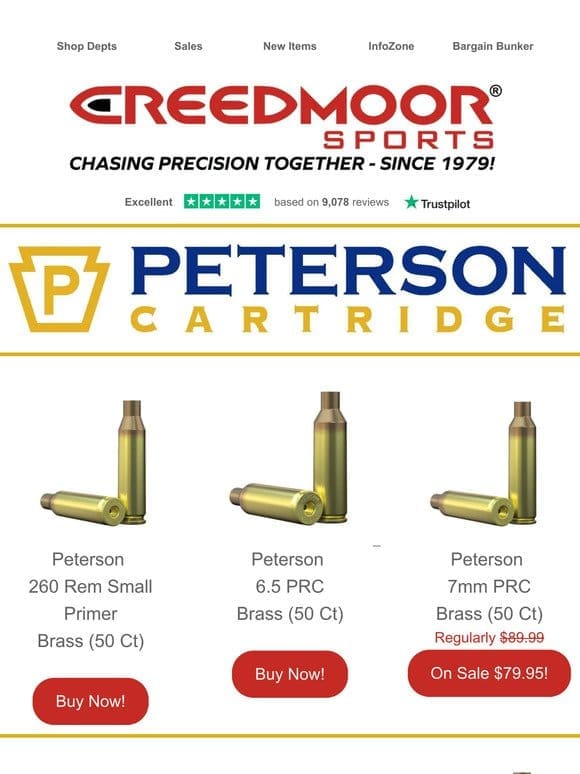 Unleash Your Ammo’s Potential with Peterson Cartridge Company!
