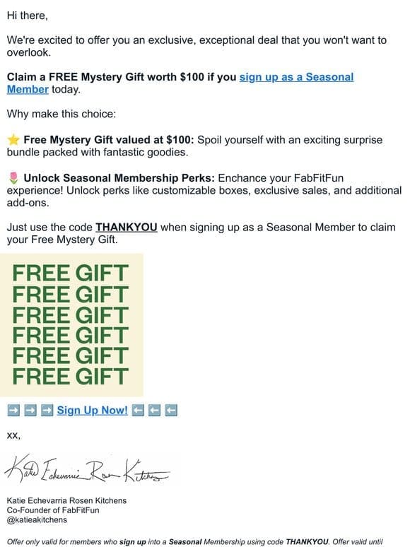 Unlock Your FREE Mystery Gift ft Too Faced Inside (Valued at $100)