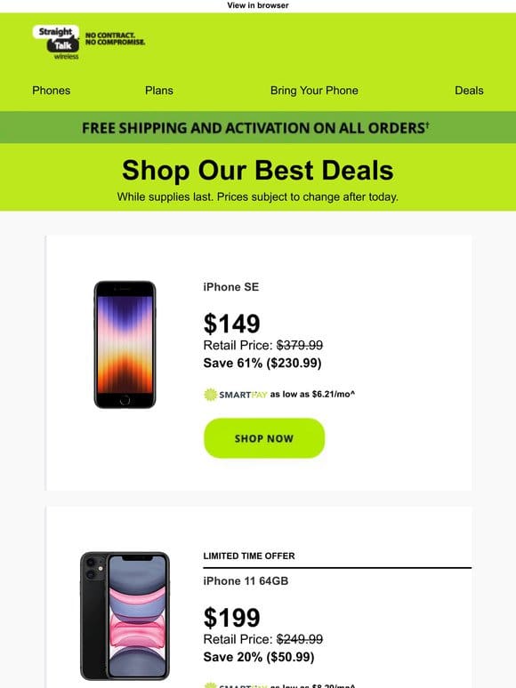 Up to $230 OFF + FREE shipping
