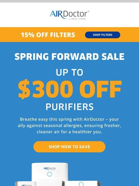 Up to $300 Off Individual Air Purifiers