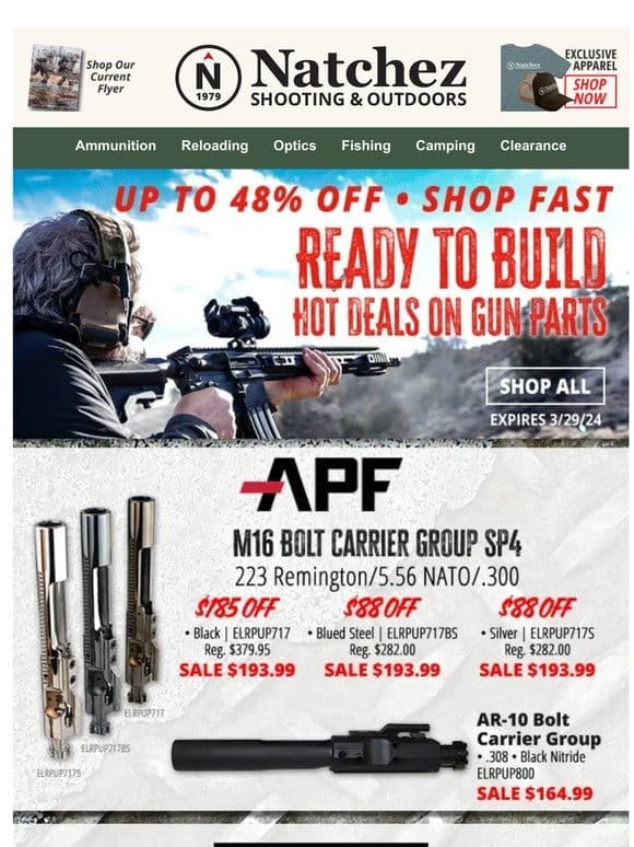 Up to 48% Off with Hot Deals on Gun Parts!