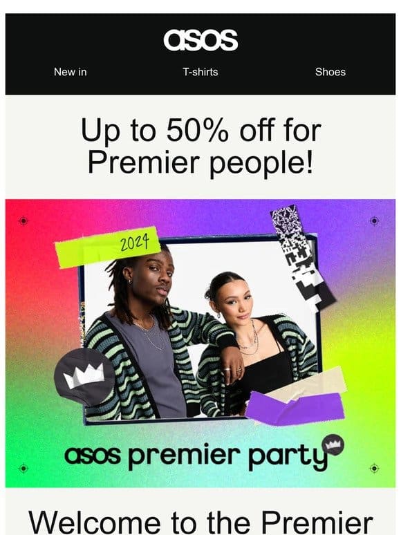 Up to 50% off for the Premier crew!