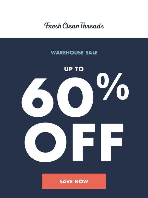 Up to 60% OFF Going Fast